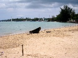 Beautiful view of Chalong Bay and Yachts at anchor